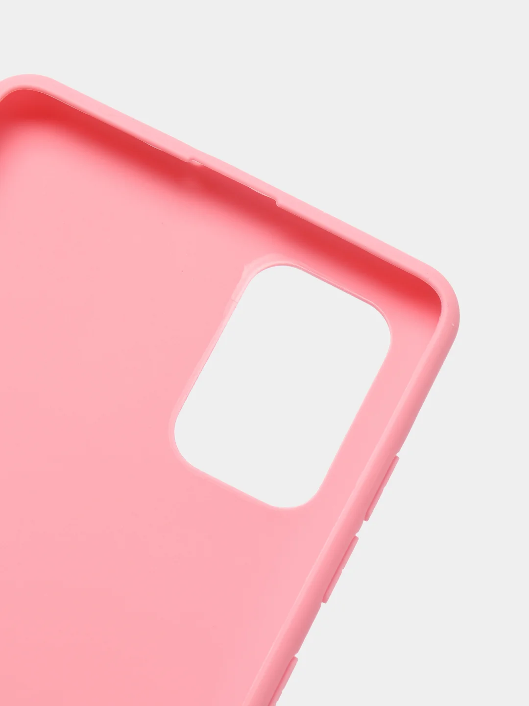 Розовый силиконовый чехол для Samsung