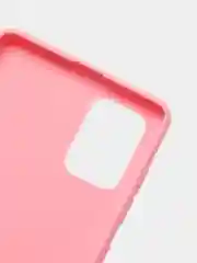 Розовый силиконовый чехол для Samsung
