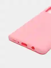 Розовый силиконовый чехол для Samsung