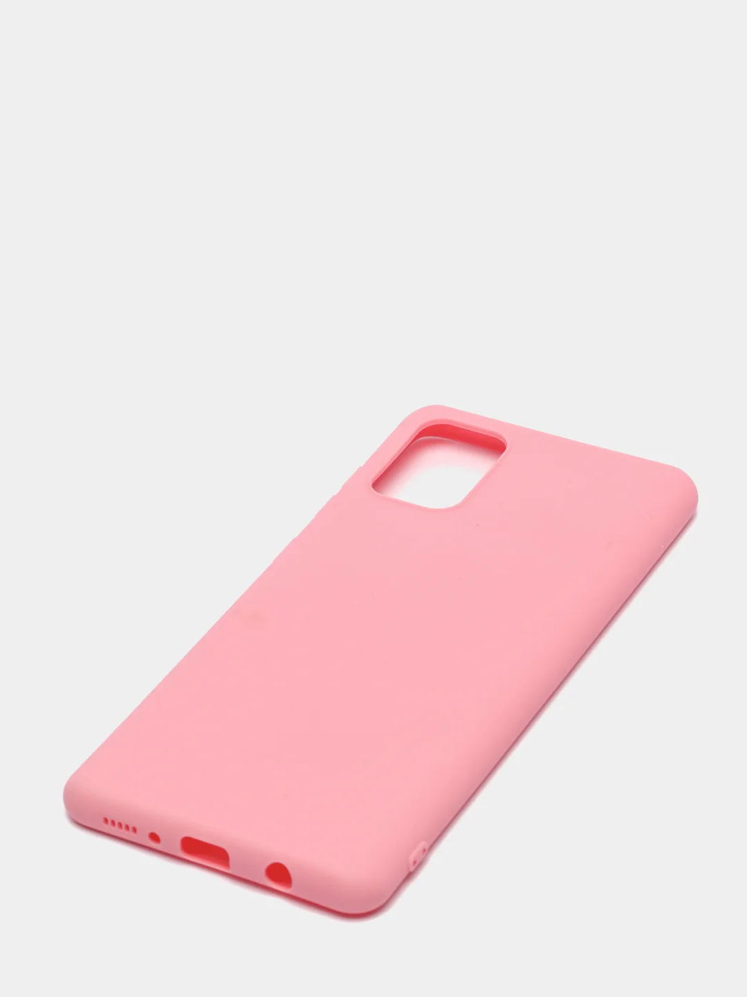 Розовый силиконовый чехол для Samsung