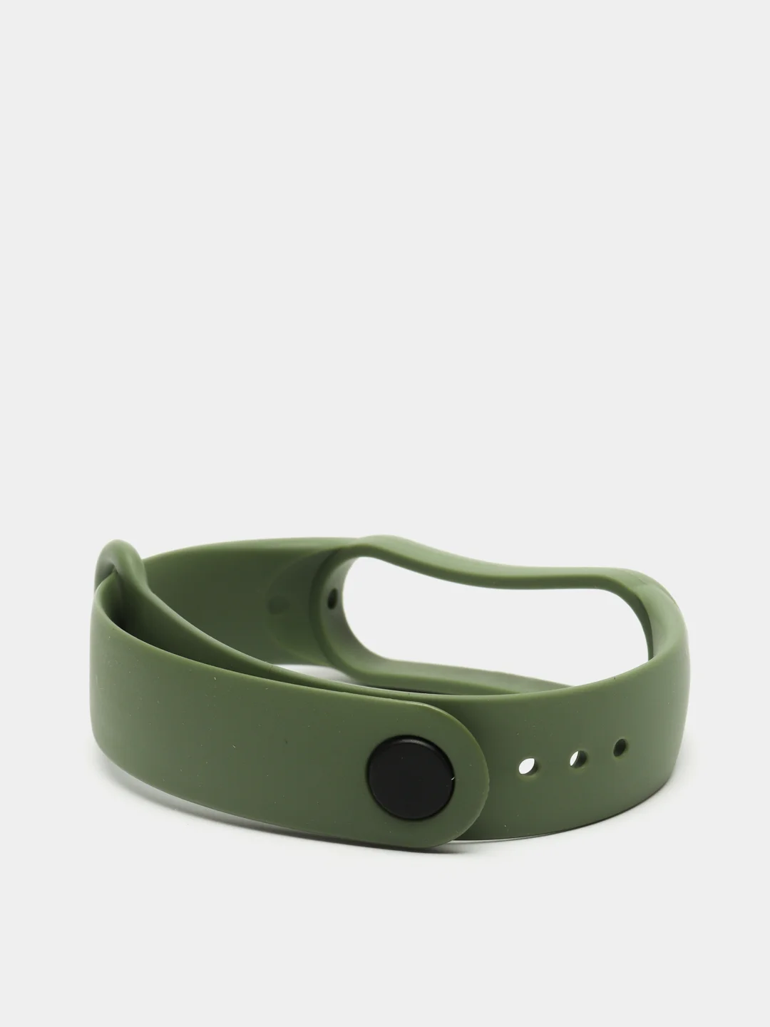 Зелёный хаки силиконовый ремешок для Xiaomi Mi Band 5 / Mi Band 6