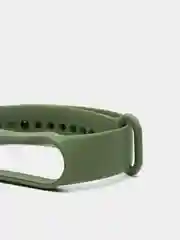 Зелёный хаки силиконовый ремешок для Xiaomi Mi Band 5 / Mi Band 6