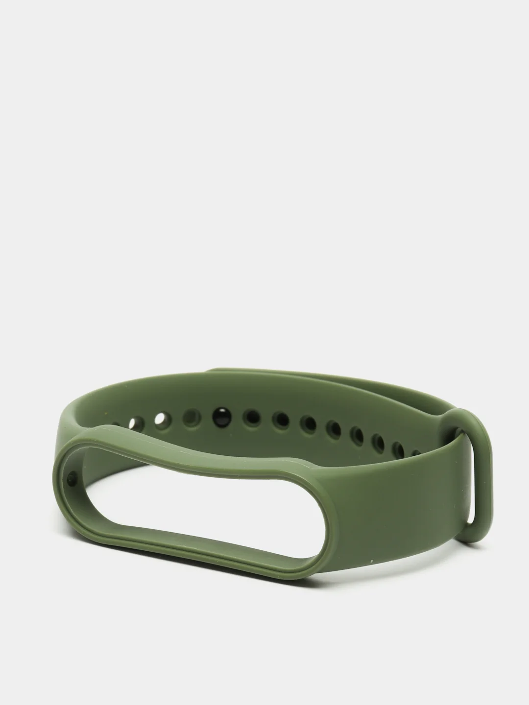Зелёный хаки силиконовый ремешок для Xiaomi Mi Band 5 / Mi Band 6