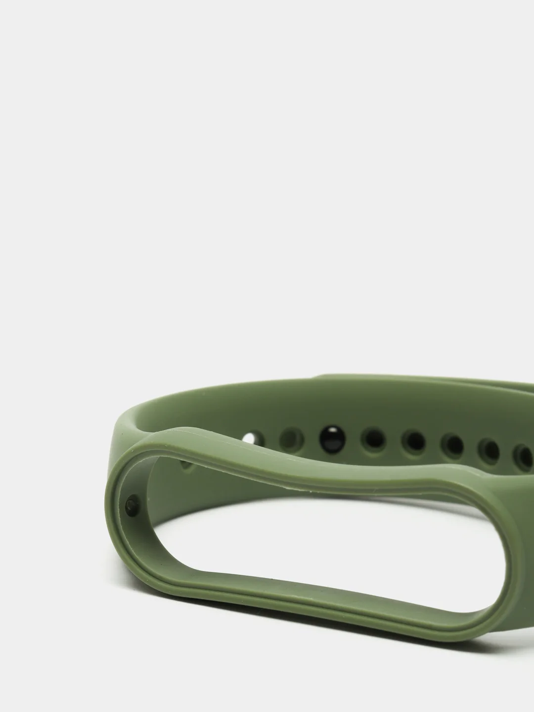 Зелёный хаки силиконовый ремешок для Xiaomi Mi Band 5 / Mi Band 6