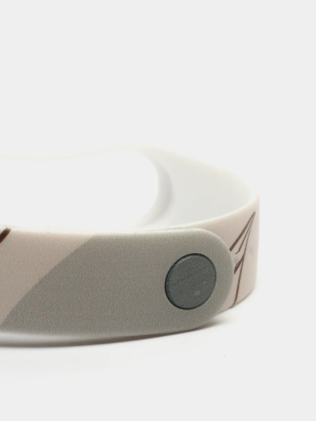 Бежевый меланж ремешок с рисунком для Xiaomi Mi Band