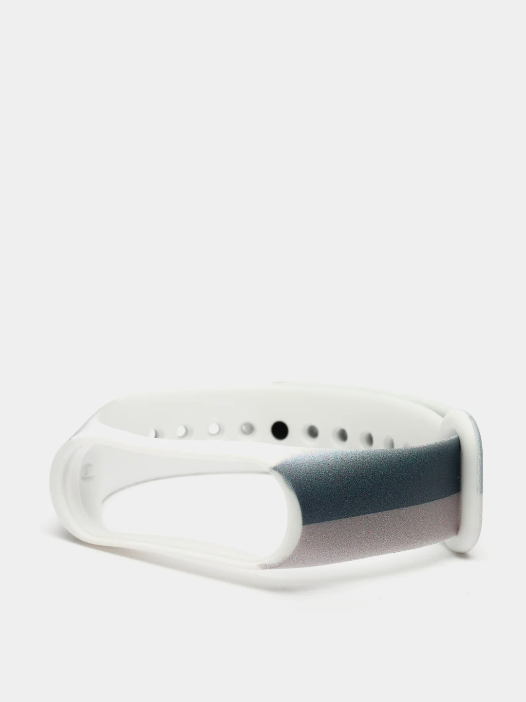 Синий меланж ремешок с рисунком для Xiaomi Mi Band