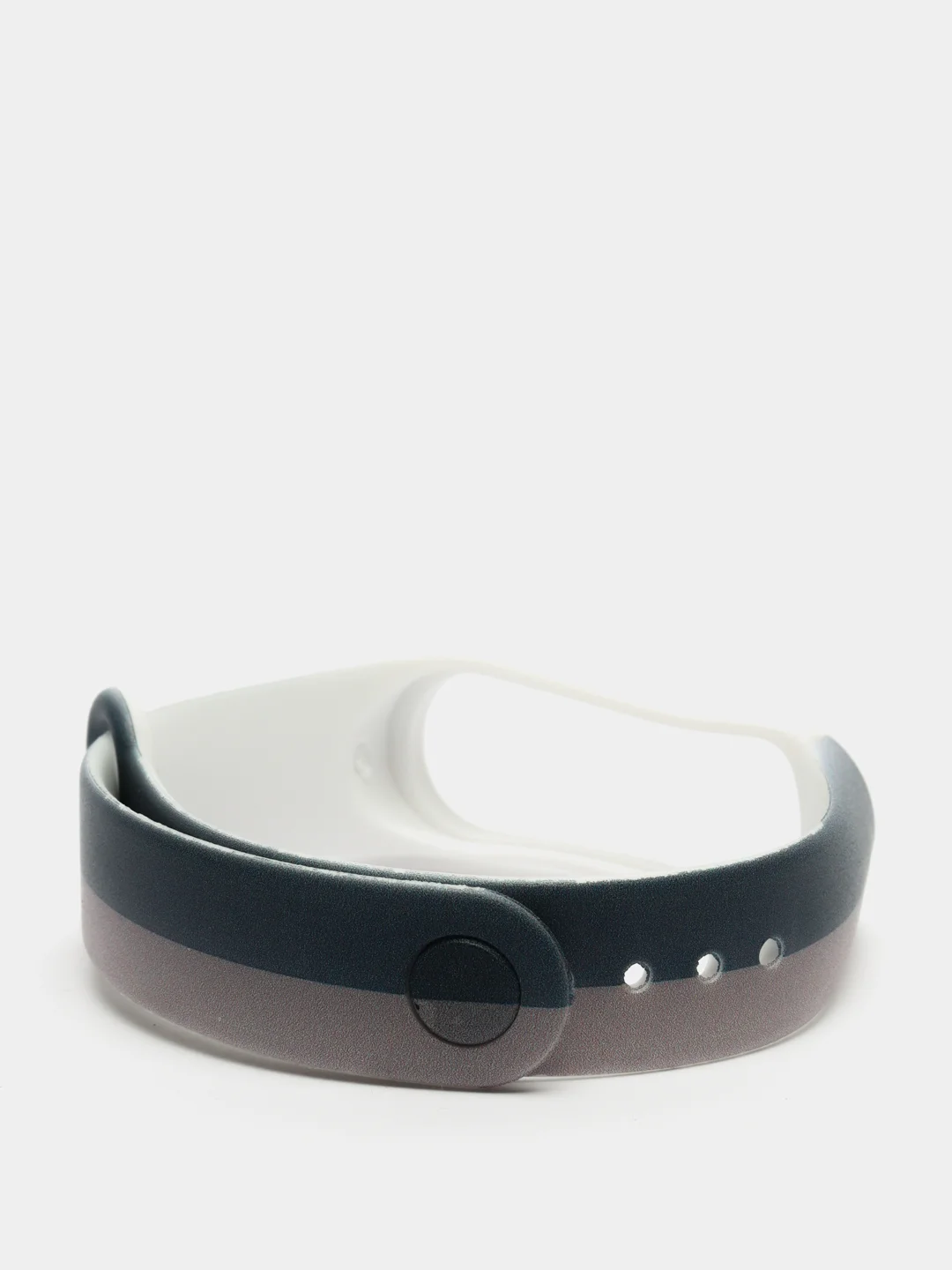 Синий меланж ремешок с рисунком для Xiaomi Mi Band