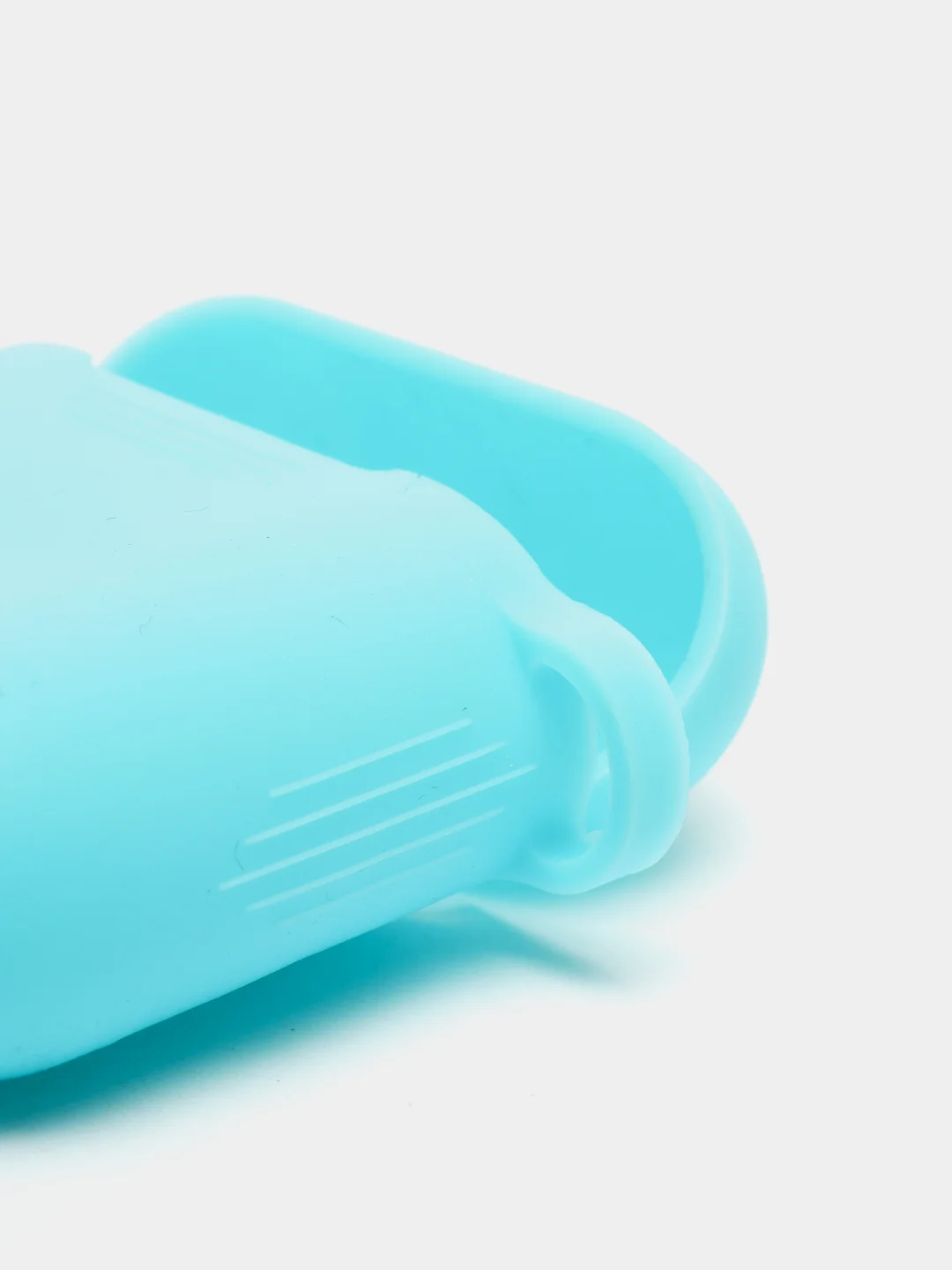 Голубой силиконовый чехол для б/п наушников AirPods