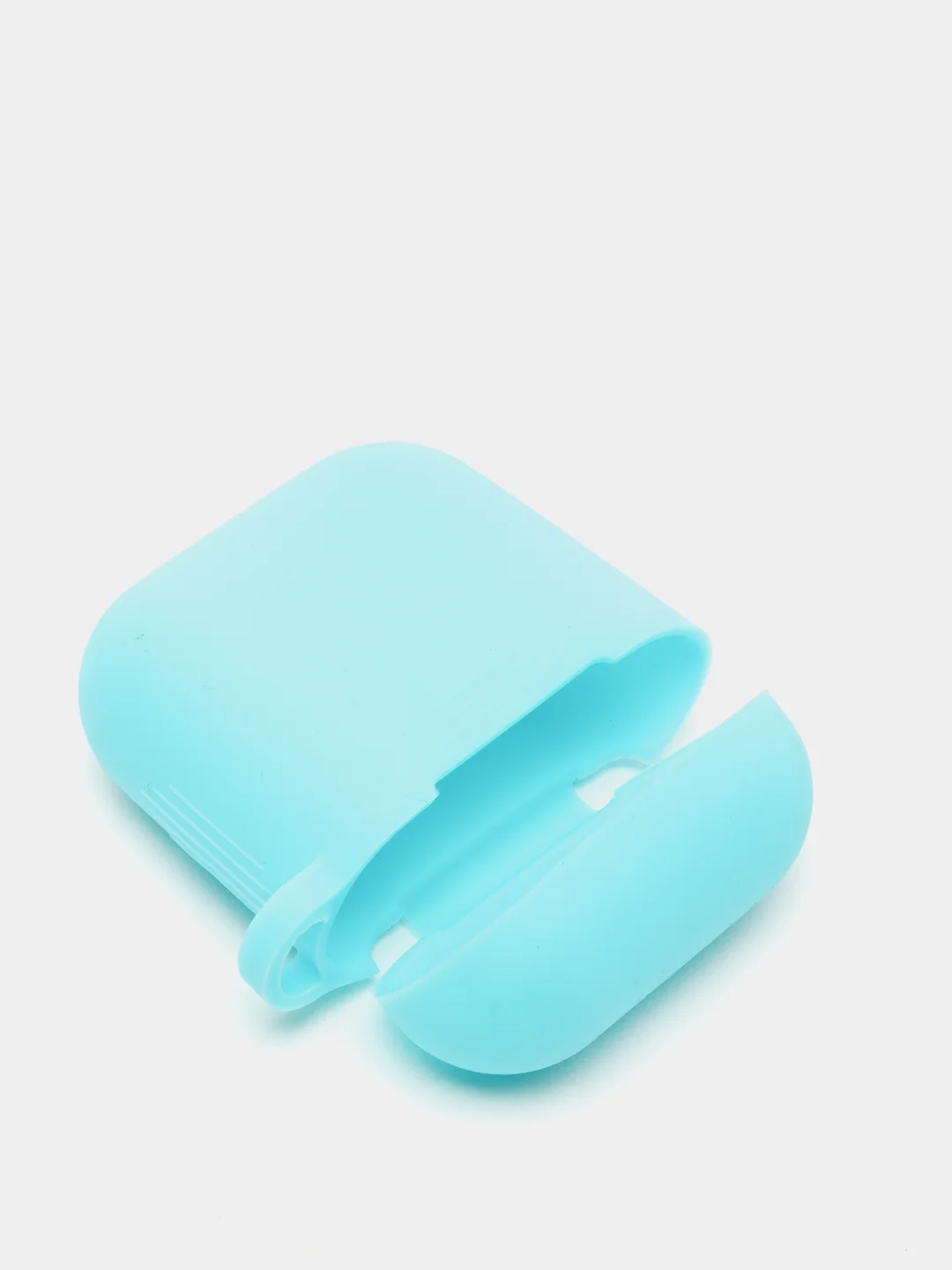 Голубой силиконовый чехол для б/п наушников AirPods