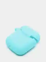 Голубой силиконовый чехол для б/п наушников AirPods