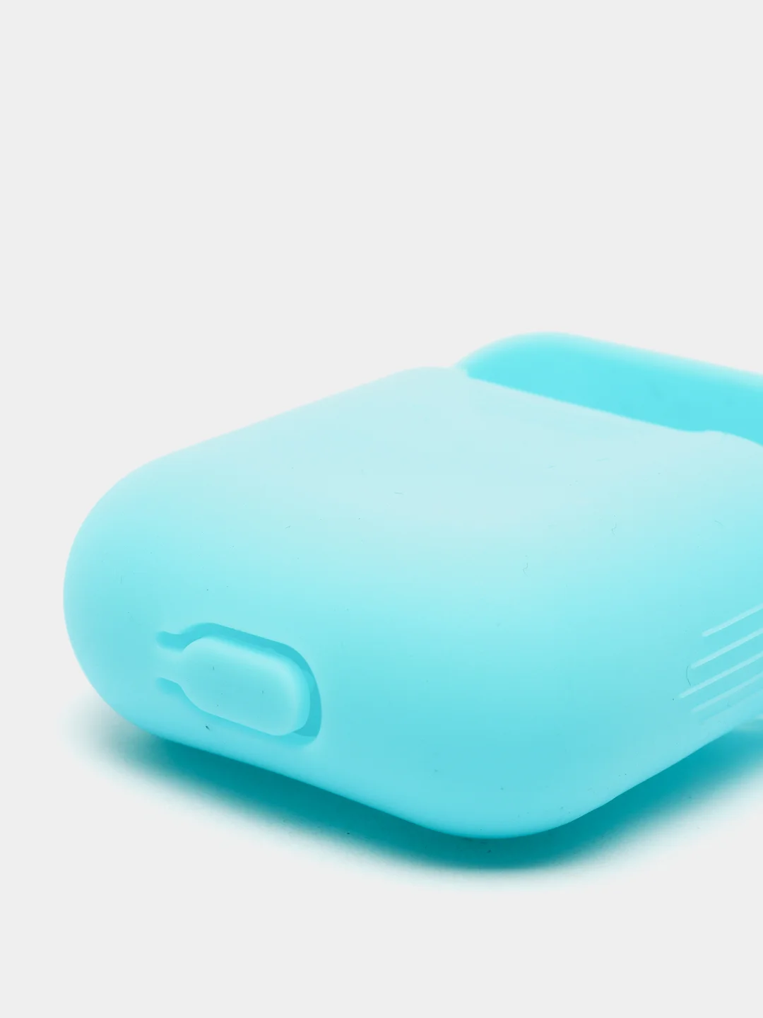 Голубой силиконовый чехол для б/п наушников AirPods