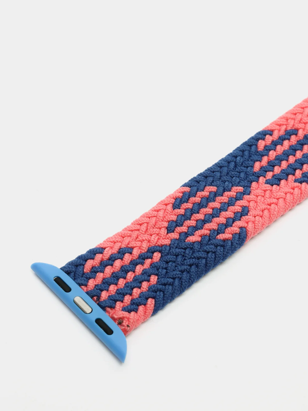 Розовый плетеный нейлоновый ремешок / монобраслет для Apple Watch 38, 40, 42, 44 мм