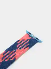 Розовый плетеный нейлоновый ремешок / монобраслет для Apple Watch 38, 40, 42, 44 мм