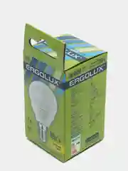 Лампа светодиодная ERGOLUX, ДШ, 7 Вт, E14, 3000 K