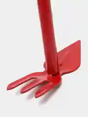 Мотыжка комбинированная, длина 31 см, 3 зубца, резиновая ручка