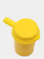 Желтый солонка герметичная