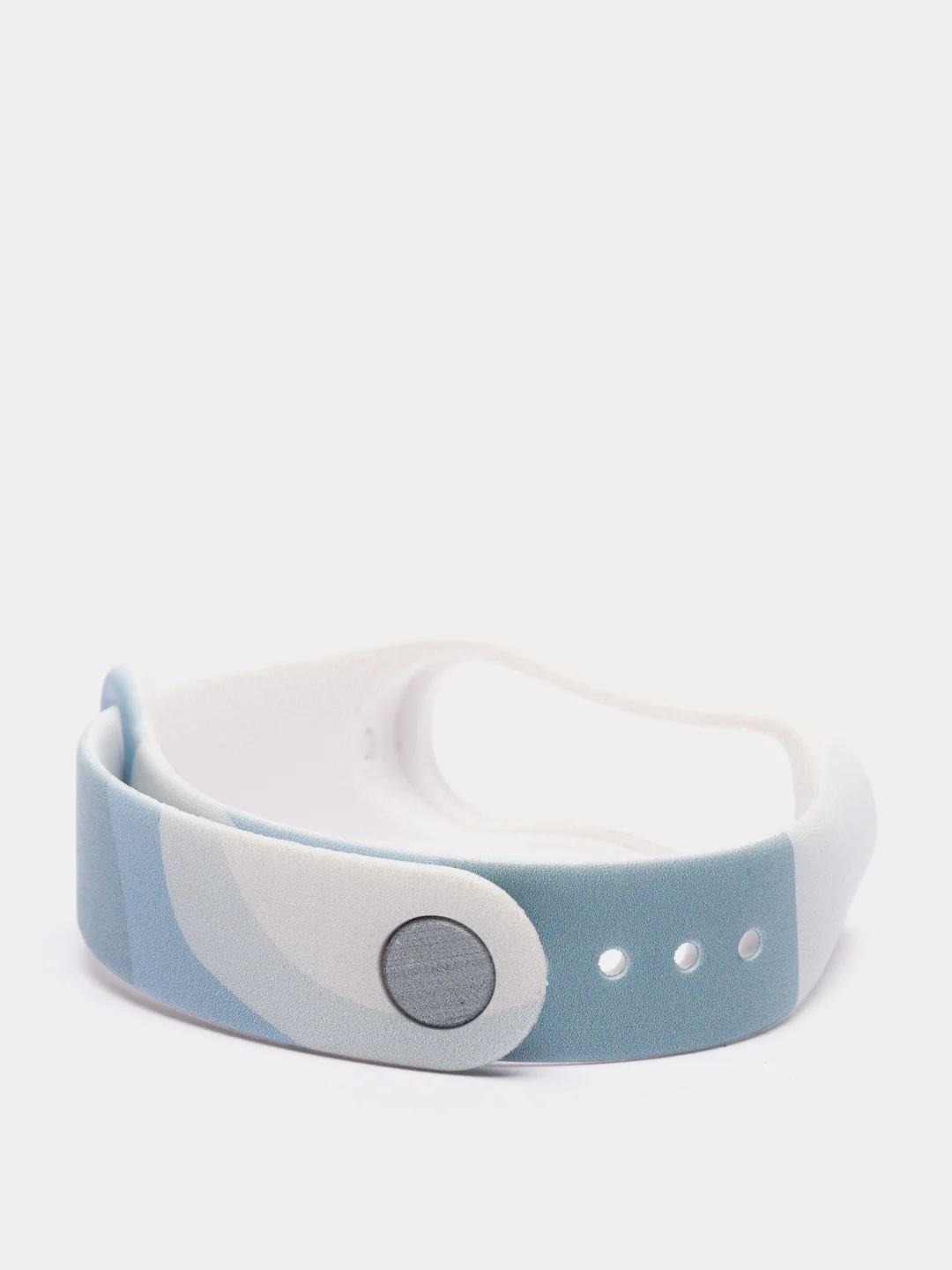 Небесно-голубой ремешок с рисунком для Xiaomi Mi Band