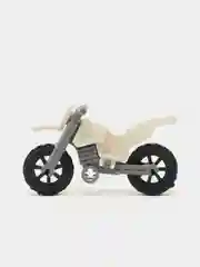 Белый мотоцикл конструтор