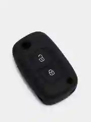 Черный чехол силиконовый для ключа Renault Clio/Megane/Kangoo/LADA/Vesta/Granta/XRay/Mercedes