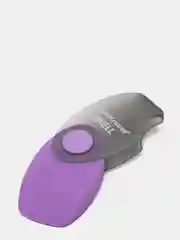 Фиолетовый ластик в пластиковом футляре
