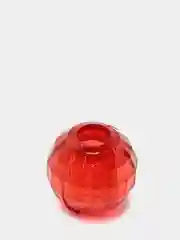 Красный бусины с гранями, акрил, 6 мм