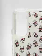 Голубой чехол-переливашка с жидкими блестками для Huawei P SMART 2021
