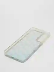 Голубой чехол переливашка SAMSUNG A01 CORE