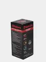 Черный термокружка Sakura TM-01-380BK с кнопкой черный/blackberry, 0,38 л