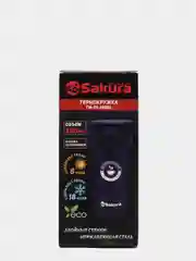 Синий термокружка Sakura TM-01-380BL с кнопкой синий металлик/indigo 0,38л