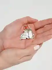 Брошь "Кошка"