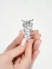 Белый брошь 2 цвета / Брошка / Сова / Брошь женская / Совы / Броши
