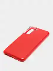 Красный чехол блестящий SAMSUNG S21