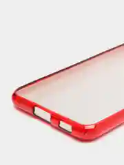 Красный чехол блестящий SAMSUNG S21