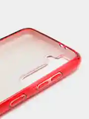 Красный чехол блестящий SAMSUNG S21
