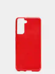 Красный чехол блестящий SAMSUNG S21