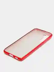 Красный чехол блестящий SAMSUNG S21