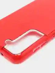 Красный чехол блестящий SAMSUNG S21