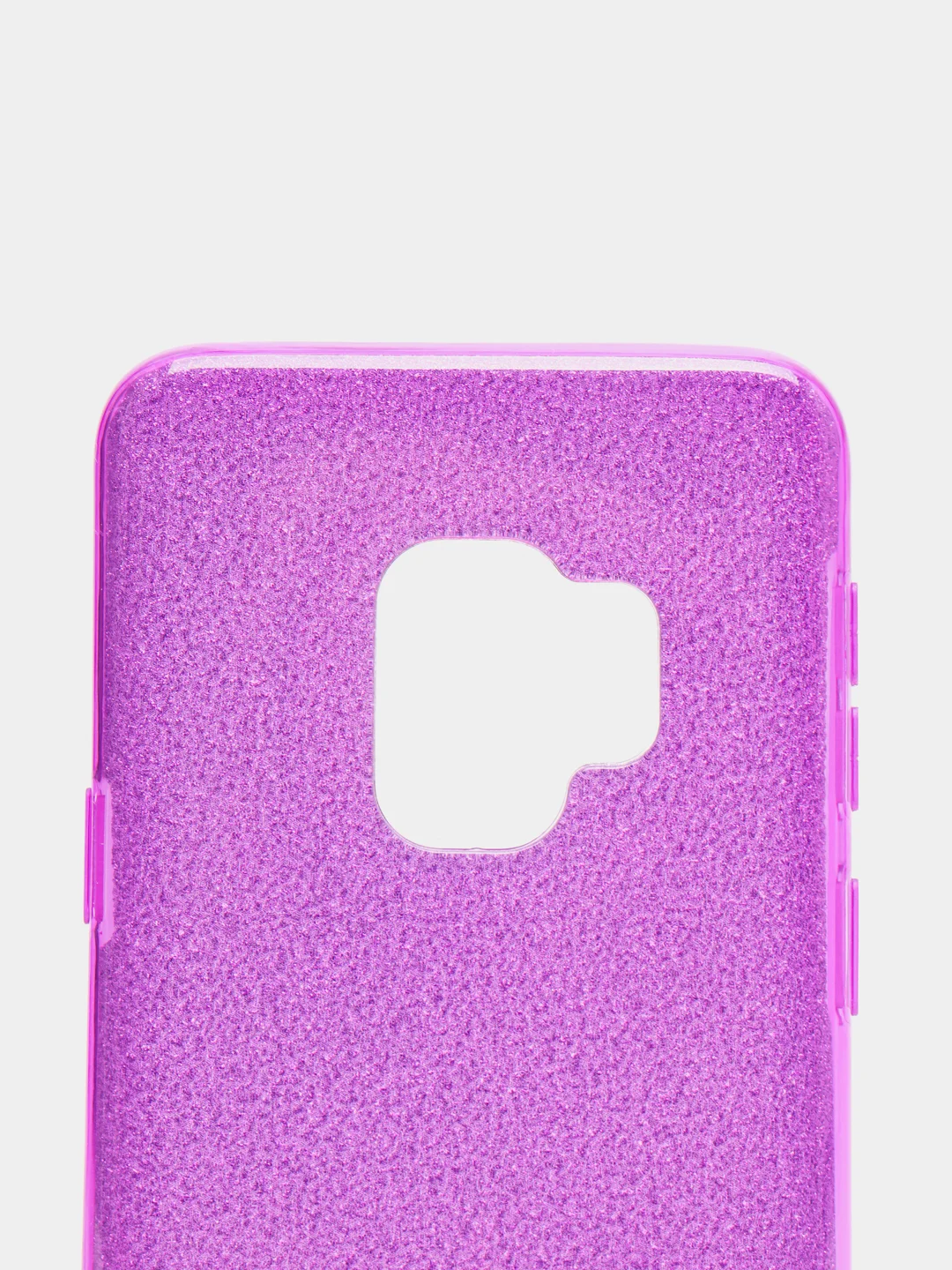 Фиолетовый чехол блестящий на Samsung S9