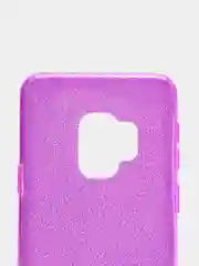 Фиолетовый чехол блестящий на Samsung S9