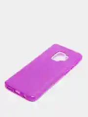 Фиолетовый чехол блестящий на Samsung S9
