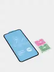 Защитное стекло iPhone XR / iPhone 11, 18D, силиконовые края, черное