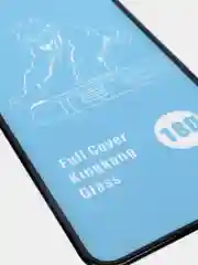 Защитное стекло iPhone XR / iPhone 11, 18D, силиконовые края, черное