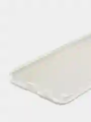 Серебряный чехол блестящий SAMSUNG S21