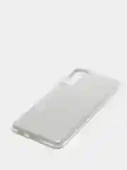 Серебряный чехол блестящий SAMSUNG S21