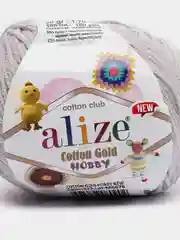 Серый пряжа Alize Cotton Gold Hobby New, 50 г