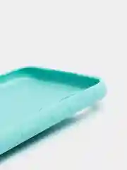 Мятный чехол для Samsung A03 Core с защитой камеры и с бархатом внутри