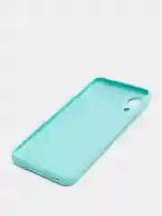 Мятный чехол для Samsung A03 Core с защитой камеры и с бархатом внутри