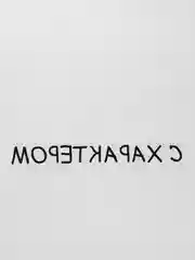 Черный термотрансфер, термонаклейка с характером