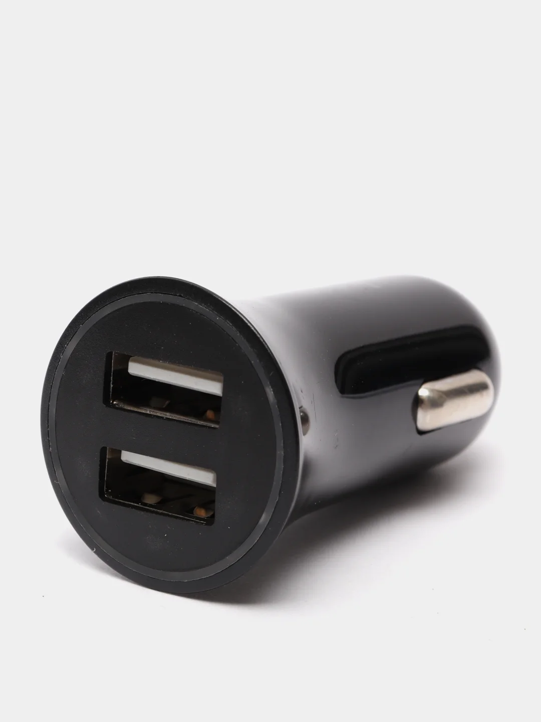 Черный автомобильное зарядное устройство HOCO UC204, 2 x USB, до 2.4A