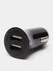 Черный автомобильное зарядное устройство HOCO UC204, 2 x USB, до 2.4A